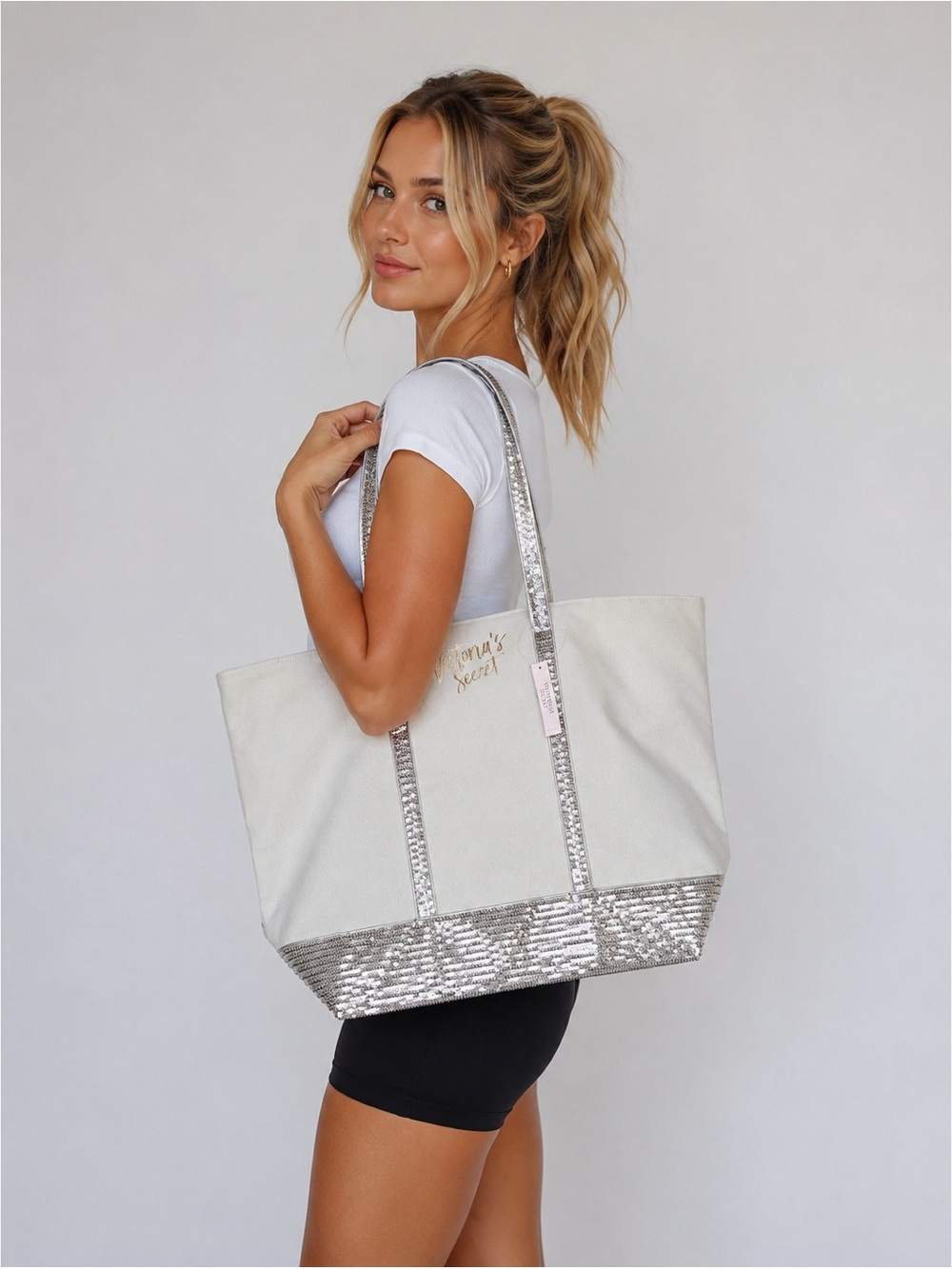 Victoria’s Secret Sparkle Tote Bag Weekender